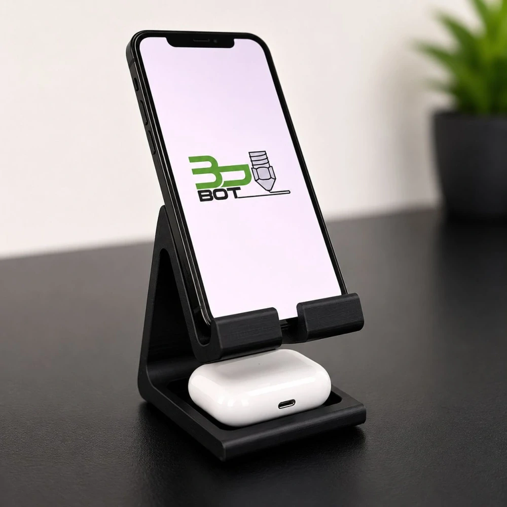 DockBase – Stojan na telefon s odkládacím prostorem