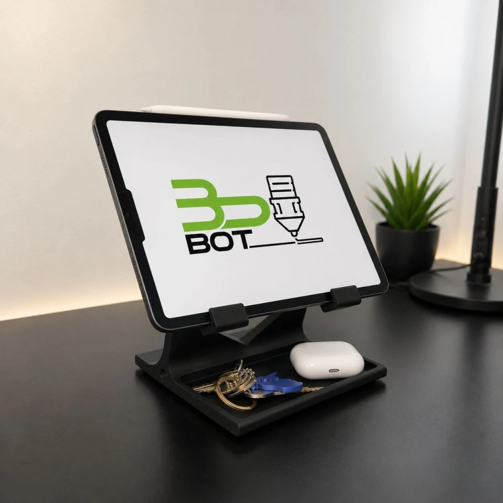 TabDock – Stojan na tablet s odkládacím prostorem