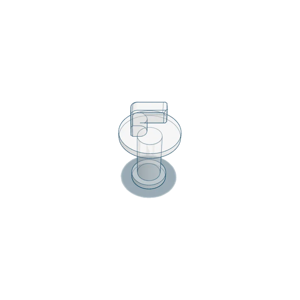Věšák kulatý 20 mm (1 ks)