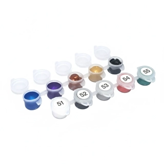 Sada metalických akrylových barev – 10×3 ml