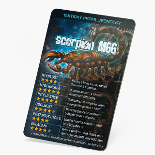 dentifikační karta Scorpion M66