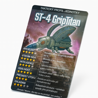Identifikační karta ST-4 GripTitan