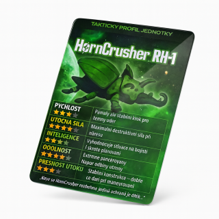 Identifikační karta HornCrusher RH-1
