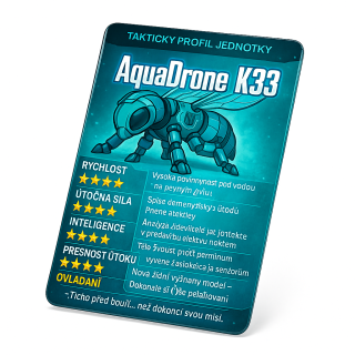 Identifikační karta AquaDrone K37
